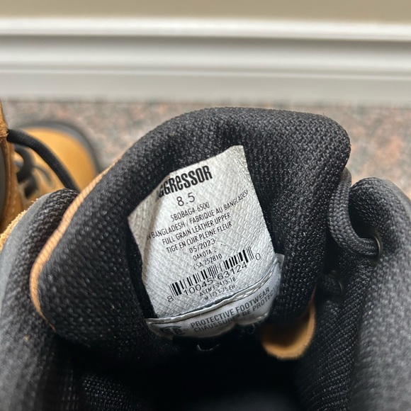 Aggressor Women's 6 Inch Lynx II Steel Toe Steel Plate Work Boots - Brown - Picture 3 of 3